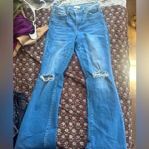 BOHME Distressed Flare Women Jeans